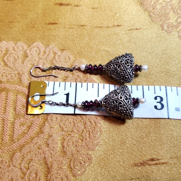 🧿NEW ELEGANT SILVER EARRINGS - Picture 5 of 12